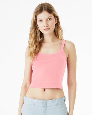 Ladies' Micro Ribbed Scoop Tank