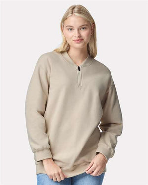 12465 Softstyle® Midweight 1/4 Zip Sweatshirt