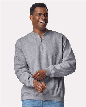 12465 Softstyle® Midweight 1/4 Zip Sweatshirt