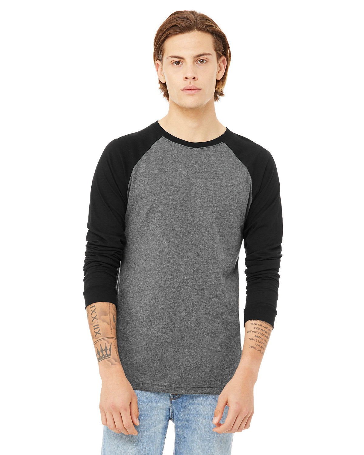 Men's Jersey Long-Sleeve Baseball T-Shirt