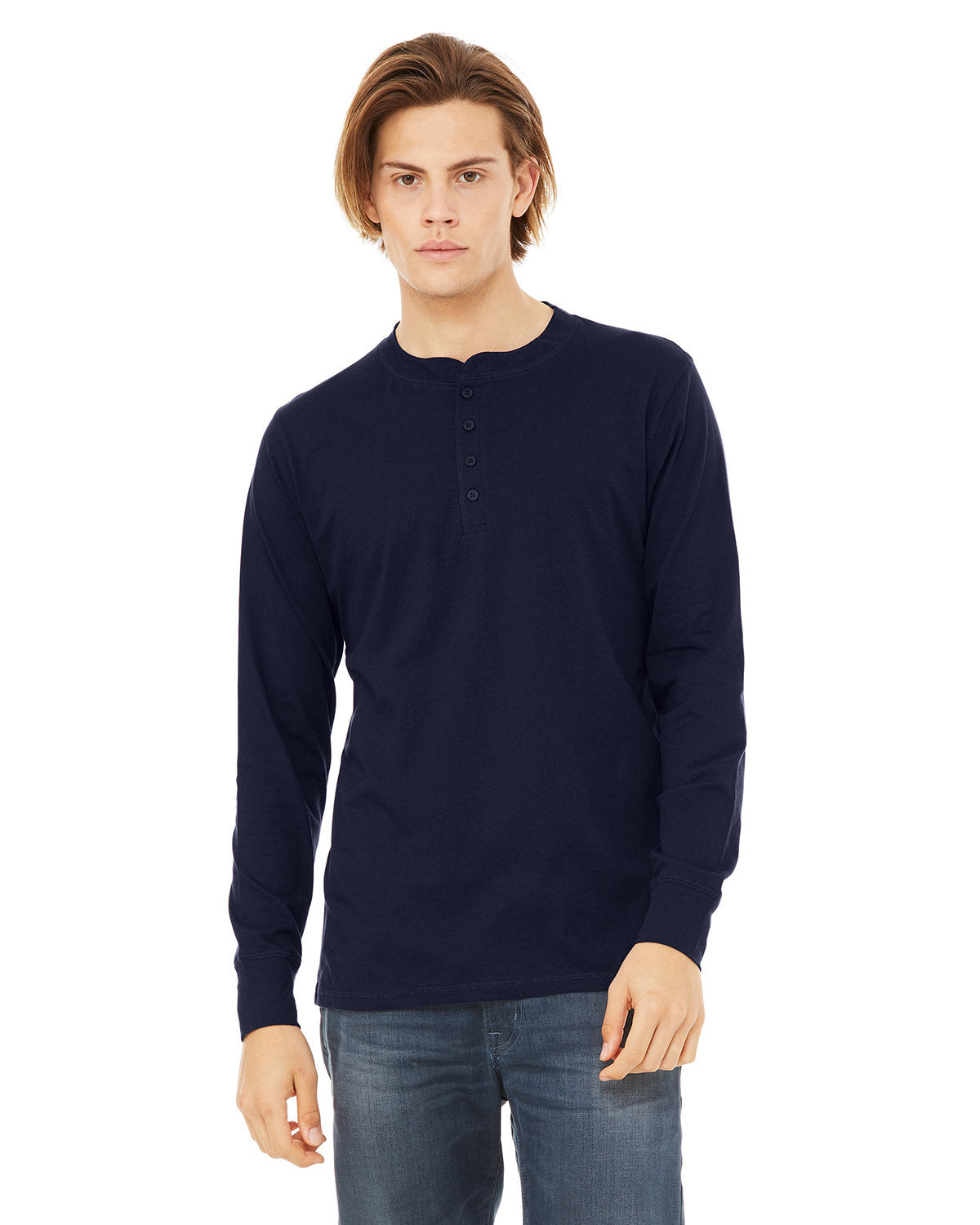 Men's Jersey Long-Sleeve Henley