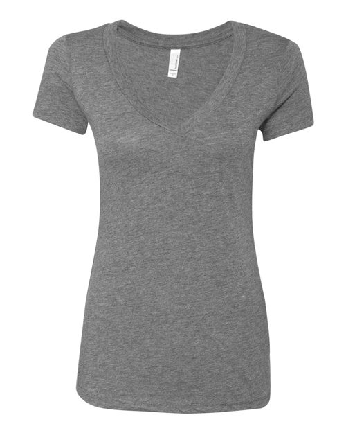 3241 Women’s Triblend Deep V-Neck T-Shirt