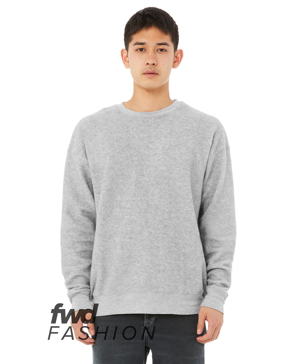 Unisex Sueded Drop Shoulder Sweatshirt