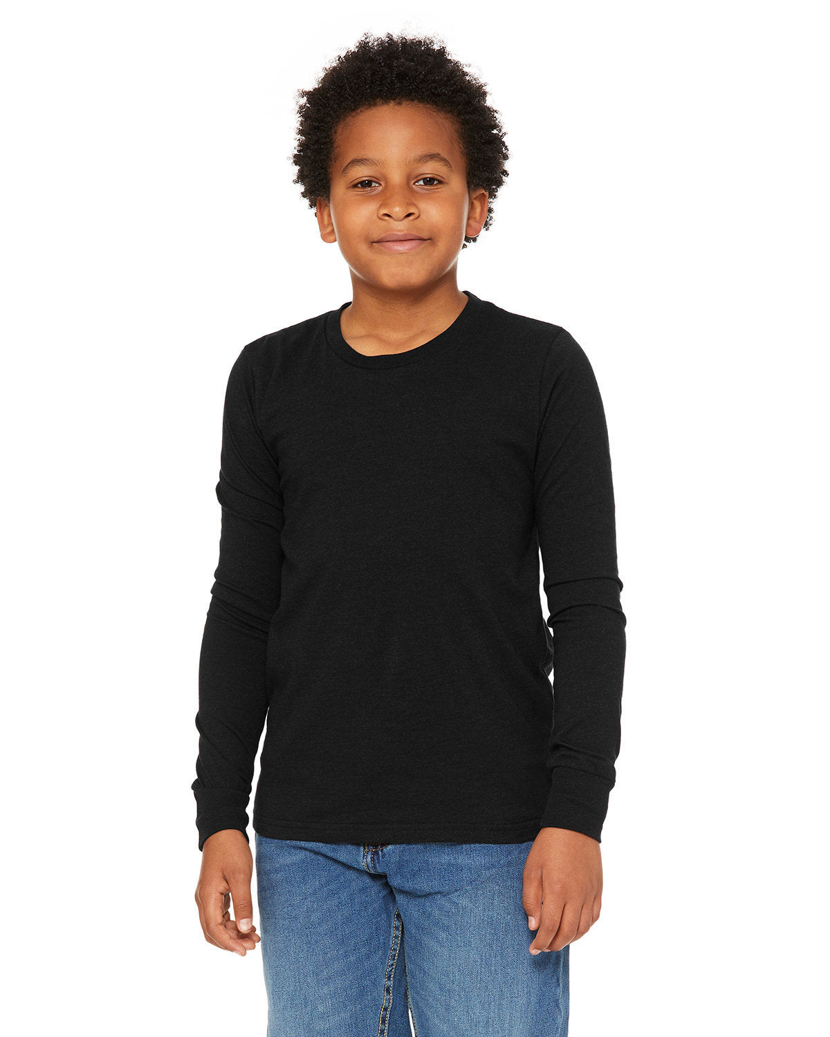 Youth Heather CVC Long-Sleeve T-Shirt