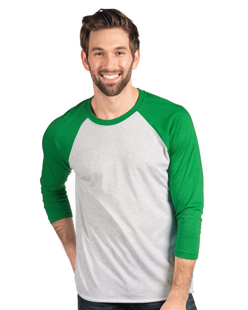 3896 Triblend Three-Quarter Raglan T-Shirt