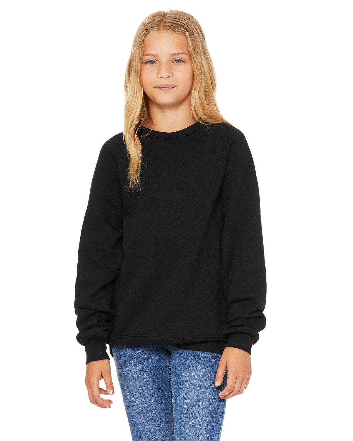 Youth Sponge Fleece Raglan Sweatshirt